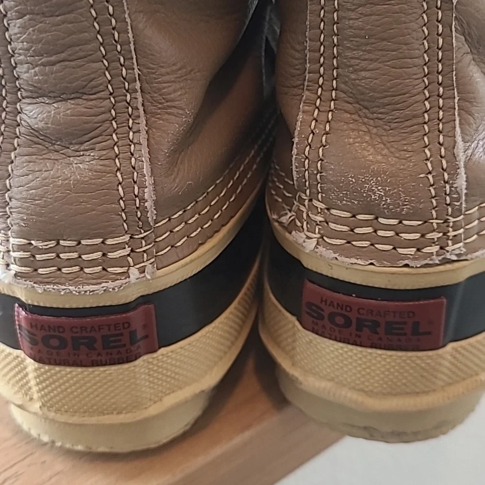 Sorel Brown and Black Handcrafted Boots